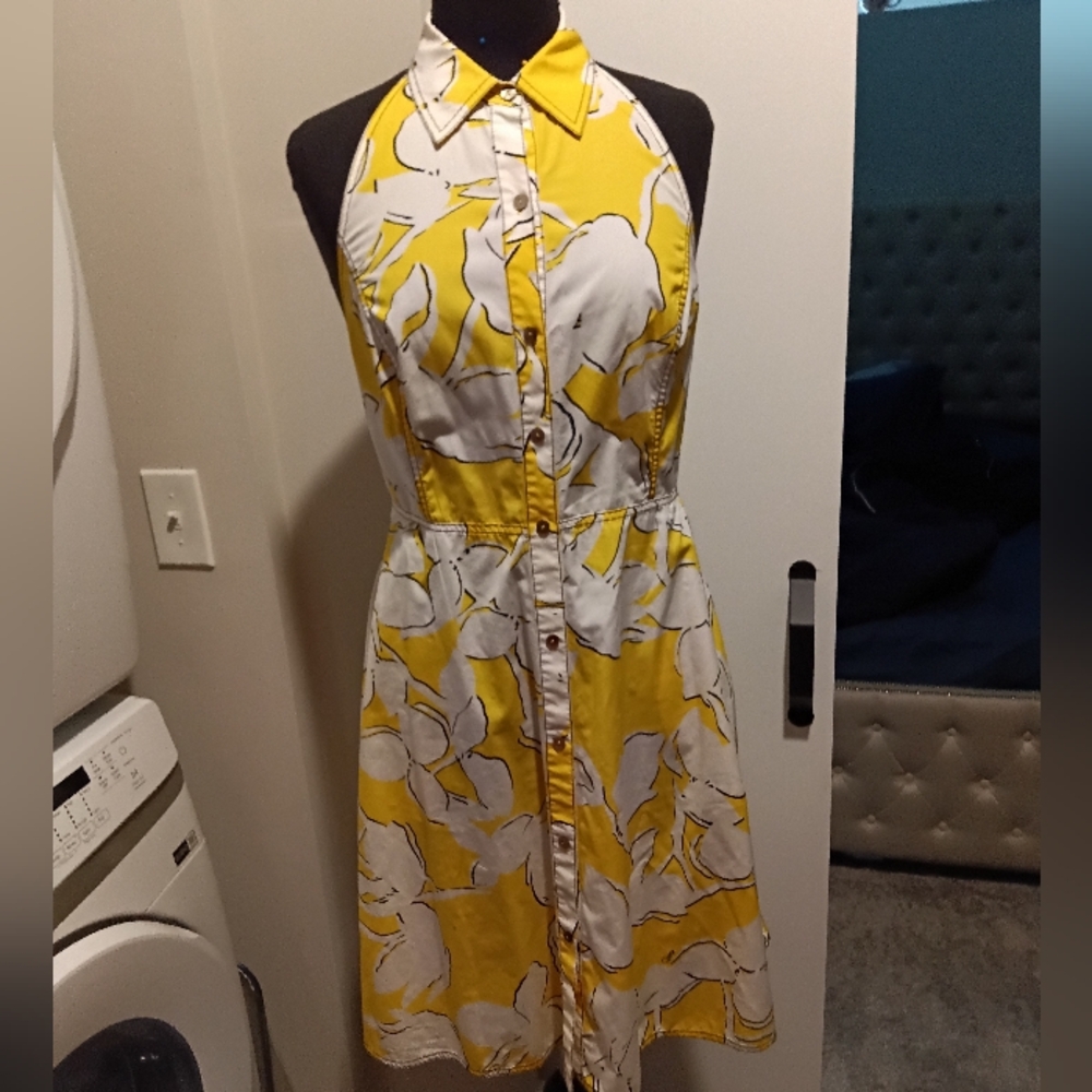 Diane Von Furstenberg Sleeveless Halter Sundress